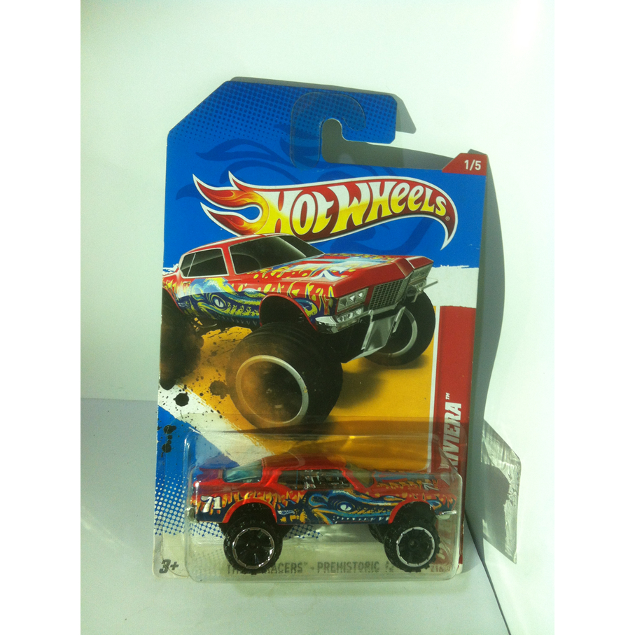 Jual Hot Wheels 2012 Thrill Racers Prehistoric Series 1 71 Buick Riviera 1971 Hi Rakers Red
