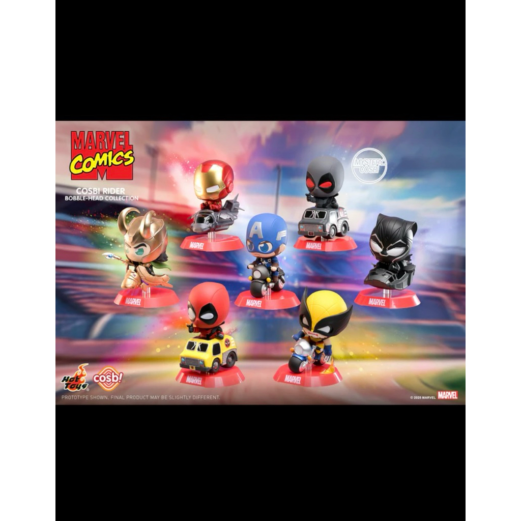 Jual Hot Toys Cosbi Marvel Comics Rider Series Marvel Studios Bobble Head Collection Blind Box