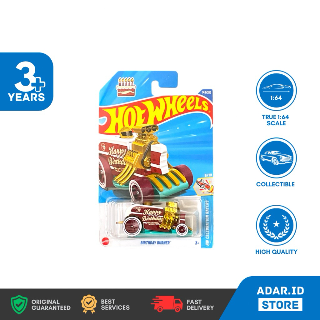 Jual HOT WHEELS BIRTHDAY BURNER HW CELEBRATION RACERS HW