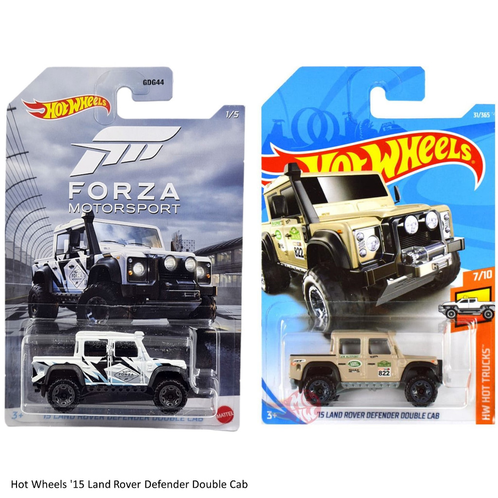 Jual HOT WHEELS 15 LAND ROVER DEFENDER DOUBLE CAB SERIES Shopee Indonesia