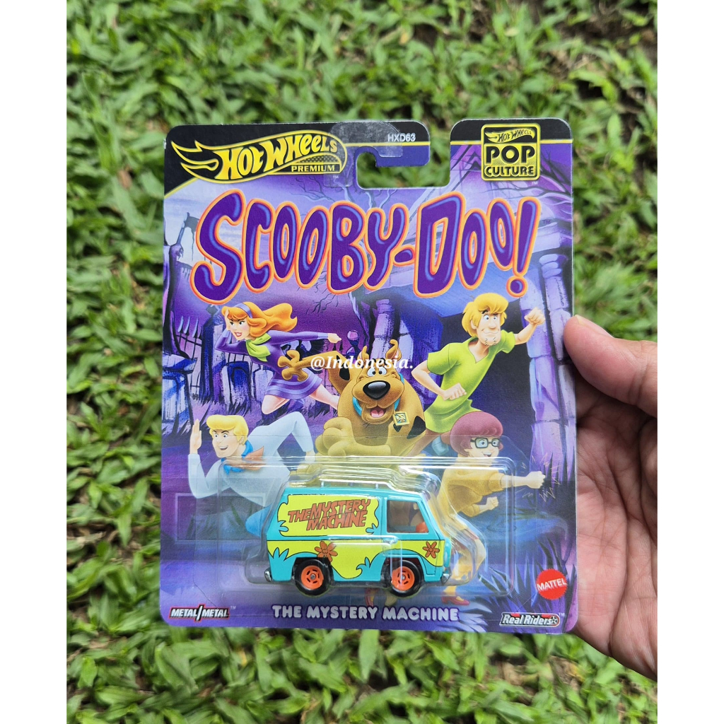 Jual Hot Wheels Premium Pop Culture The Mystery Machine Scooby Doo Free Protektor Original