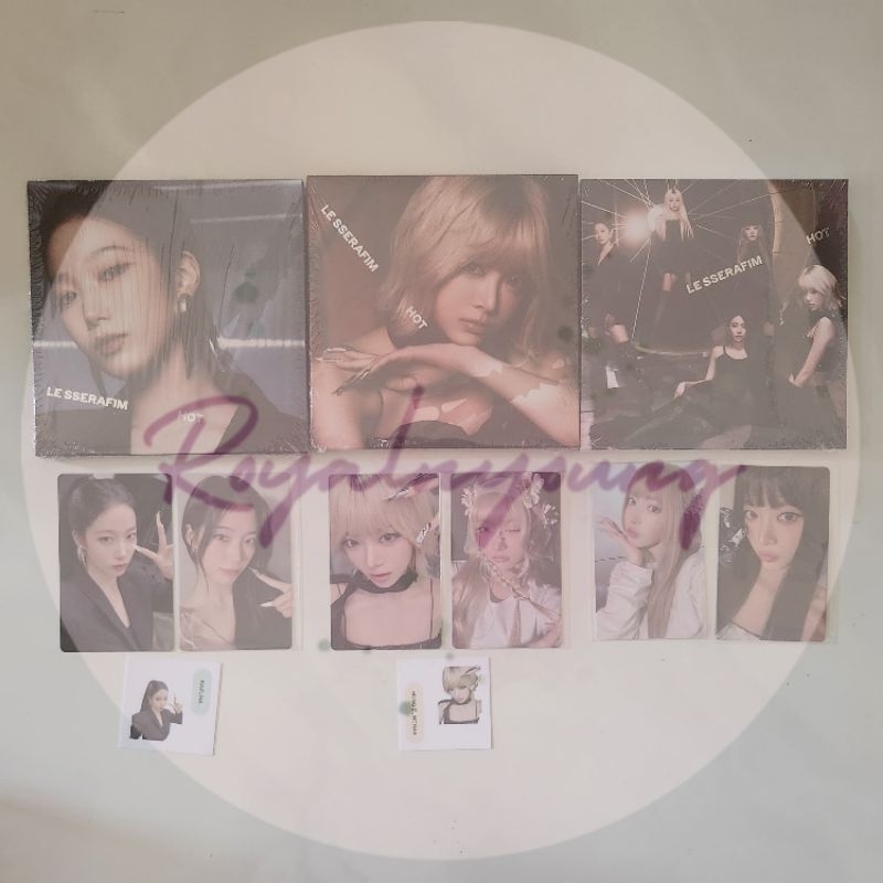 Jual Album LSF Le Sserafim HOT COMPACT Ver Weverse Raffle