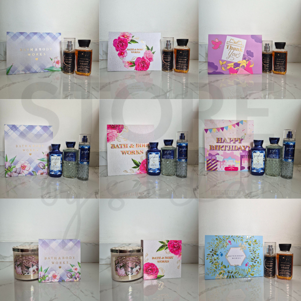 Jual BBW Gift Box Kotak Kado Candle Small Medium Untuk Body Care