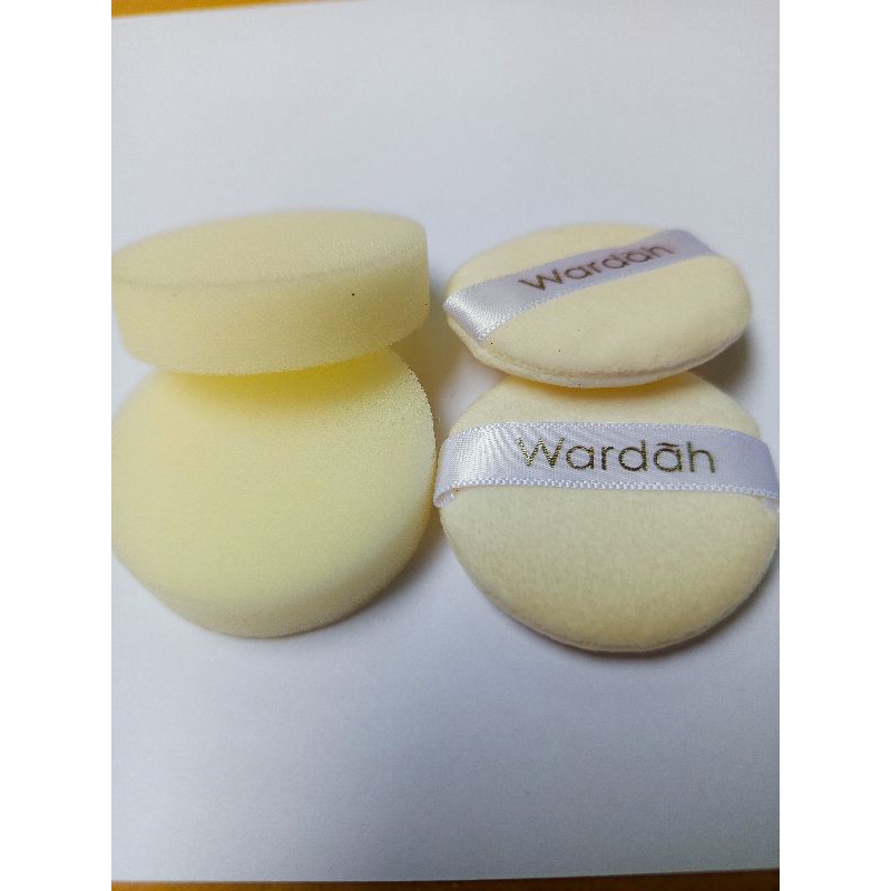 Jual MW Spon Bedak Tabur Cussion Warna Putih WARDAH Nude Uk 4 5cm