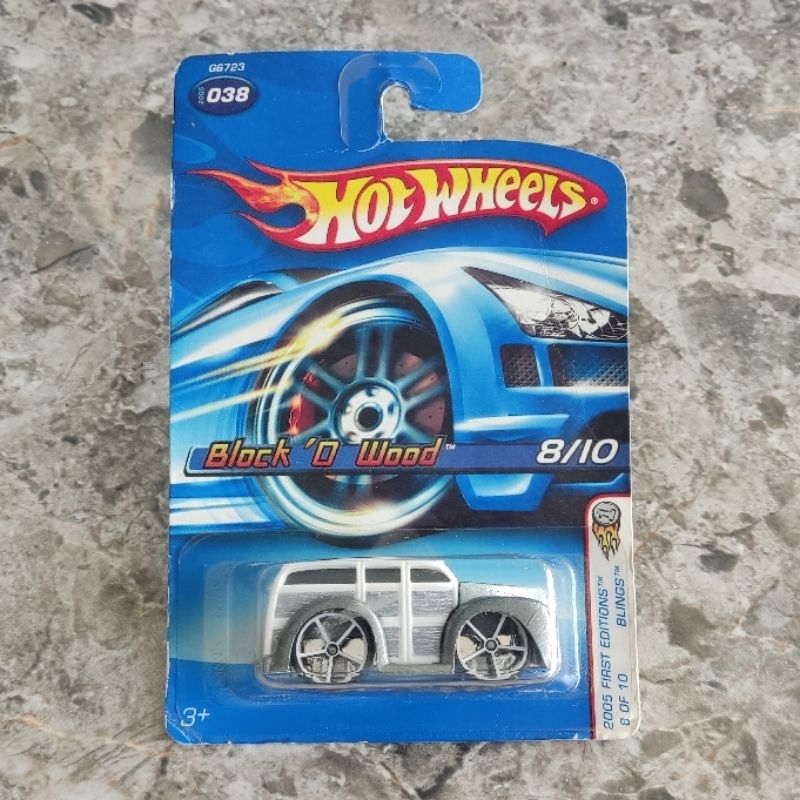 Jual Hot Wheels Tooned Black O Wood Putih HW BLINGS Shopee Indonesia