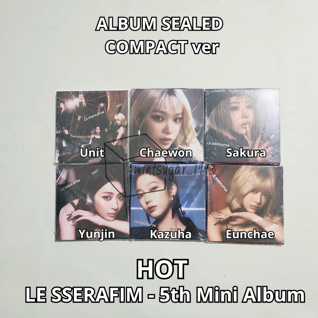 Jual READY OFFICIAL NEW LE SSERAFIM Th MIni Album HOT