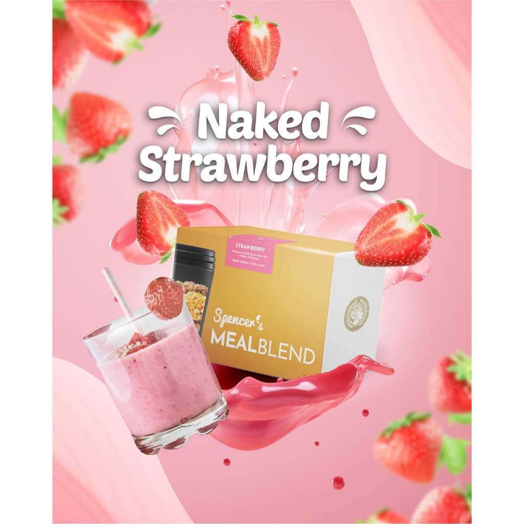 Jual Spencer S Mealblend Naked Strawberry Complete Nutrition Meal