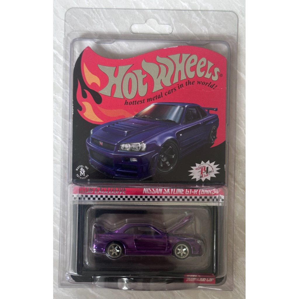 Jual Hot Wheels RLC Exclusive Nissan Skyline GT R BNR34 Spectraflame