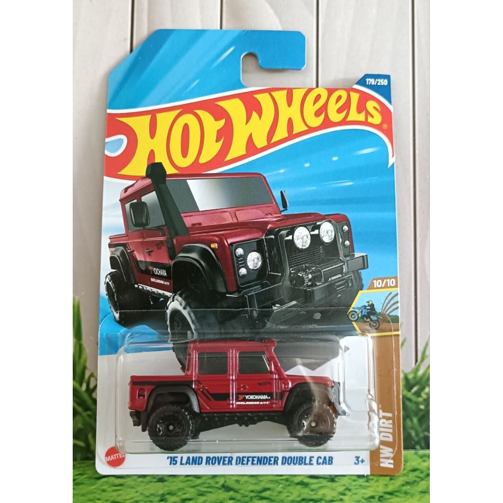 Jual Hot Wheels 15 LAND ROVER DEFENDER DOUBLE CAB Merah Red Lot J 2025