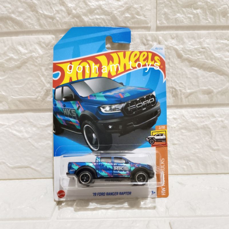 Jual GT HOT WHEELS FORD RANGER RAPTOR BIRU ORIGINAL MATTEL Shopee
