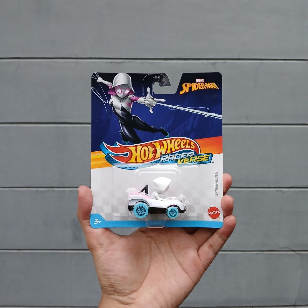 Jual HOT WHEELA RACERVERSE SPIDER GWEN NOT RELEASE IN INDONESIA