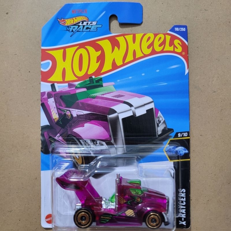 Jual HOT WHEELS RIG STORM X RAYCERS PURPLE TH TREASURE HUNT