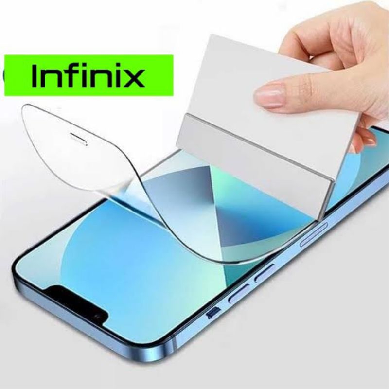 Jual Anti Gores Hydrogel Infinix Layar Lengkung Curved Hot Pro Plus Note Pro Note