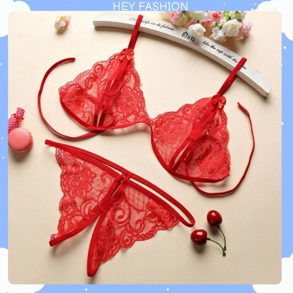 Jual HF BS001 Setelan Dalaman Lingerie Wanita Pakaian Sexy Lingerie