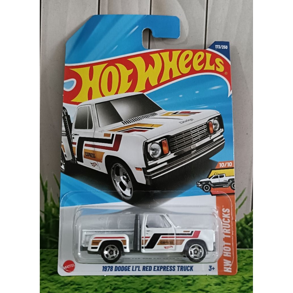 Jual Hot Wheels Dodge Li L Red Express Truck Putih Lot H