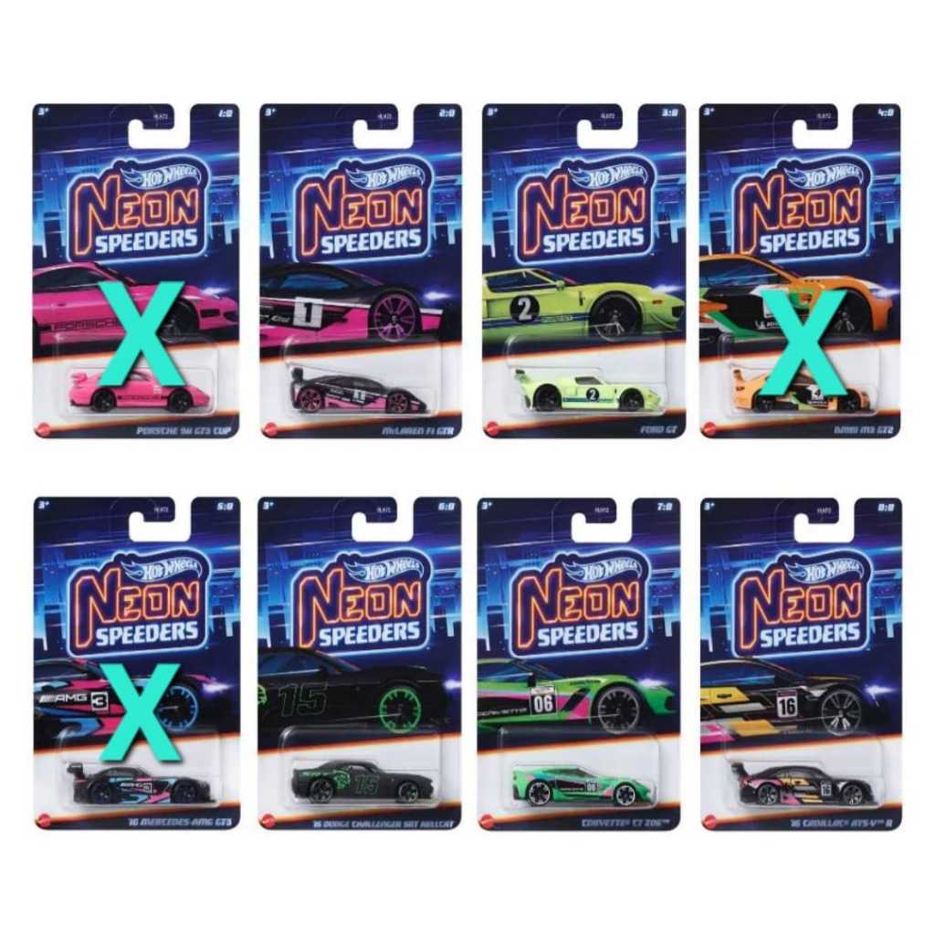 Jual Hot Wheels Mattel Neon Speeders Car In Assortment Shopee Indonesia
