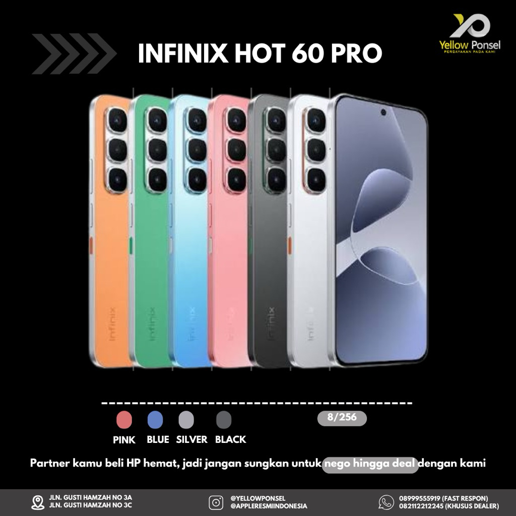 Jual Infinix Hot Pro RAM Yellow Ponsel Shopee Indonesia
