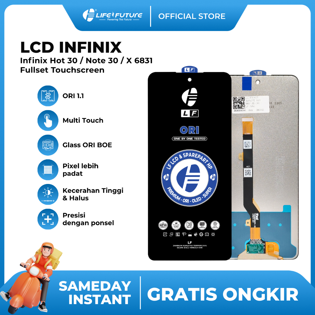 Jual LF LCD Infinix Hot Note X Fullset Touchscreen