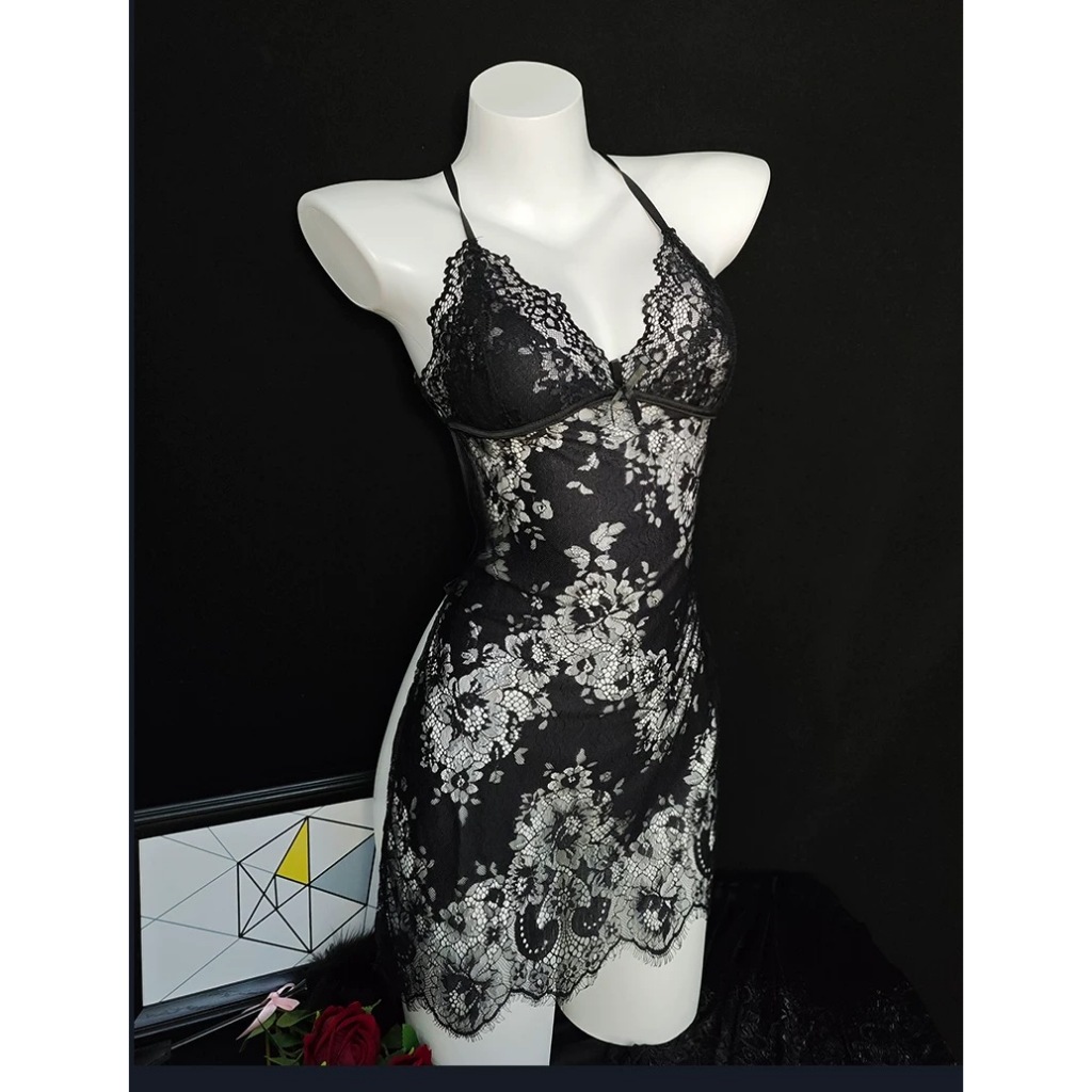 Jual Lingerie Baju Dinas Malam Sexy Baju Tidur Wanita Transparan Tali