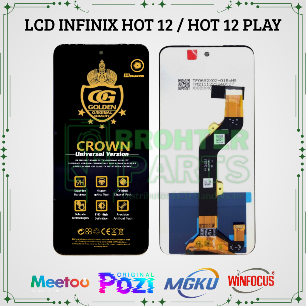 Jual LCD INFINIX HOT 12 X6817 HOT 12 PLAY HOT 20 PLAY HOT 30