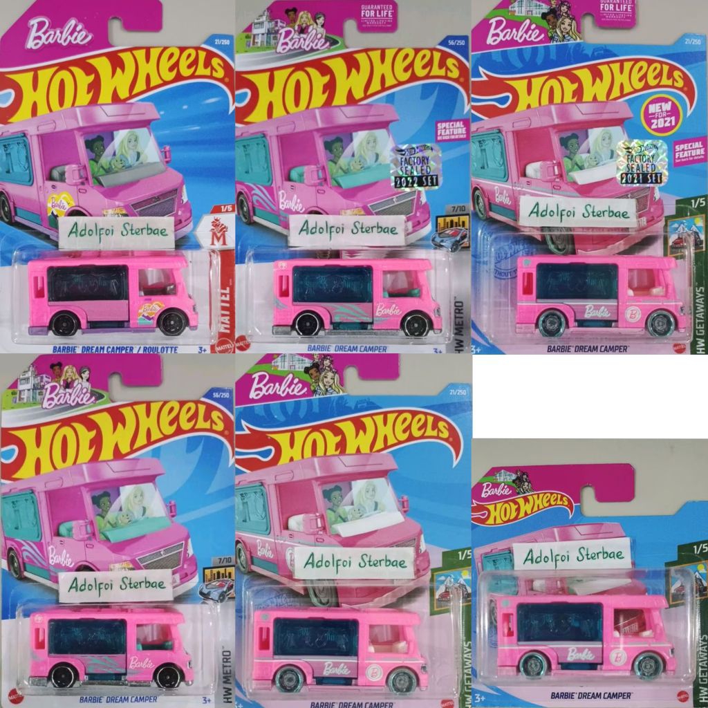 Jual Hotwheels Hot Wheels Barbie Dream Camper Hw Metro Hw Getaways