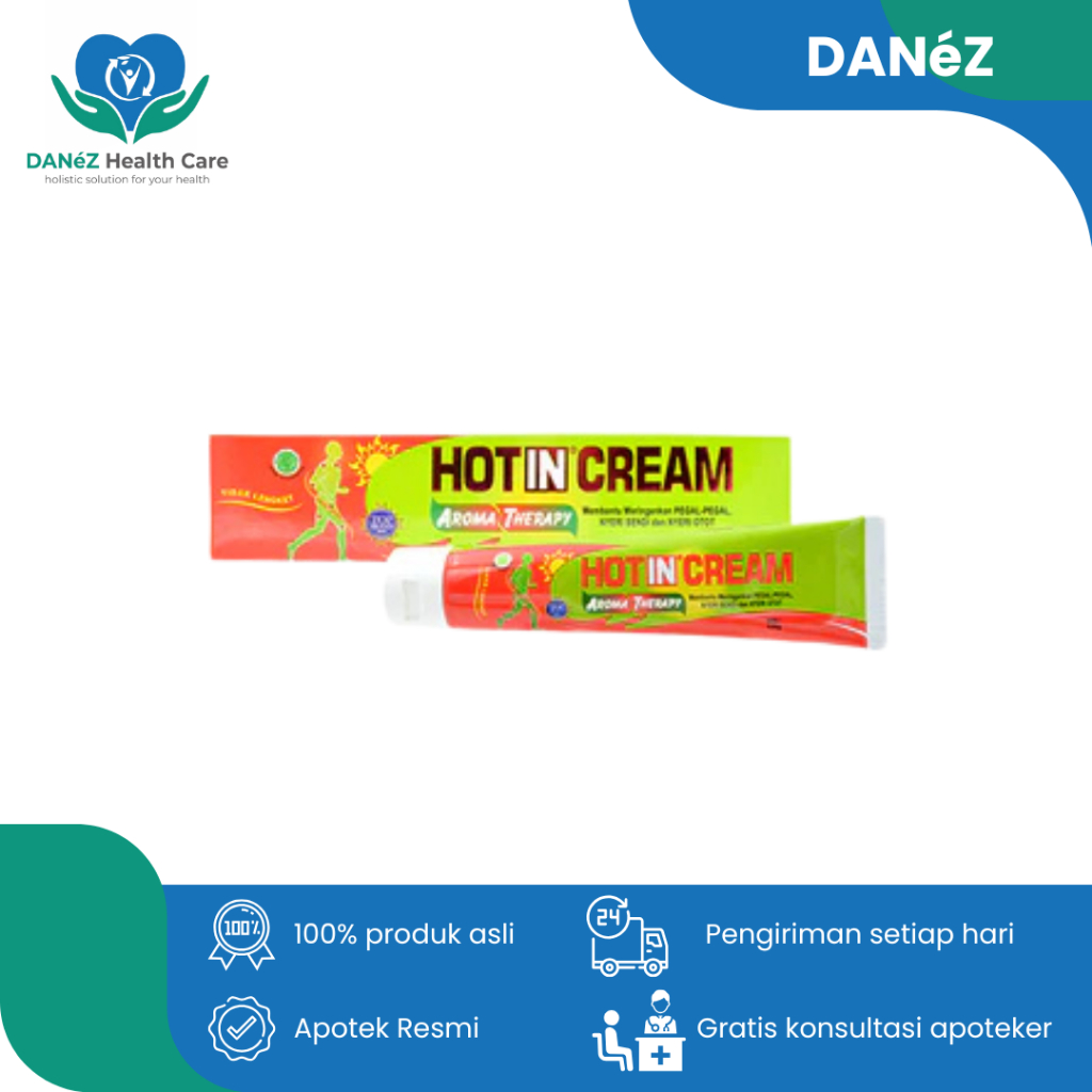 Jual HOT IN CREAM HIJAU AROMATHERAPY 60ML UNTUK MEREDAKAN PEGAL PEGAL