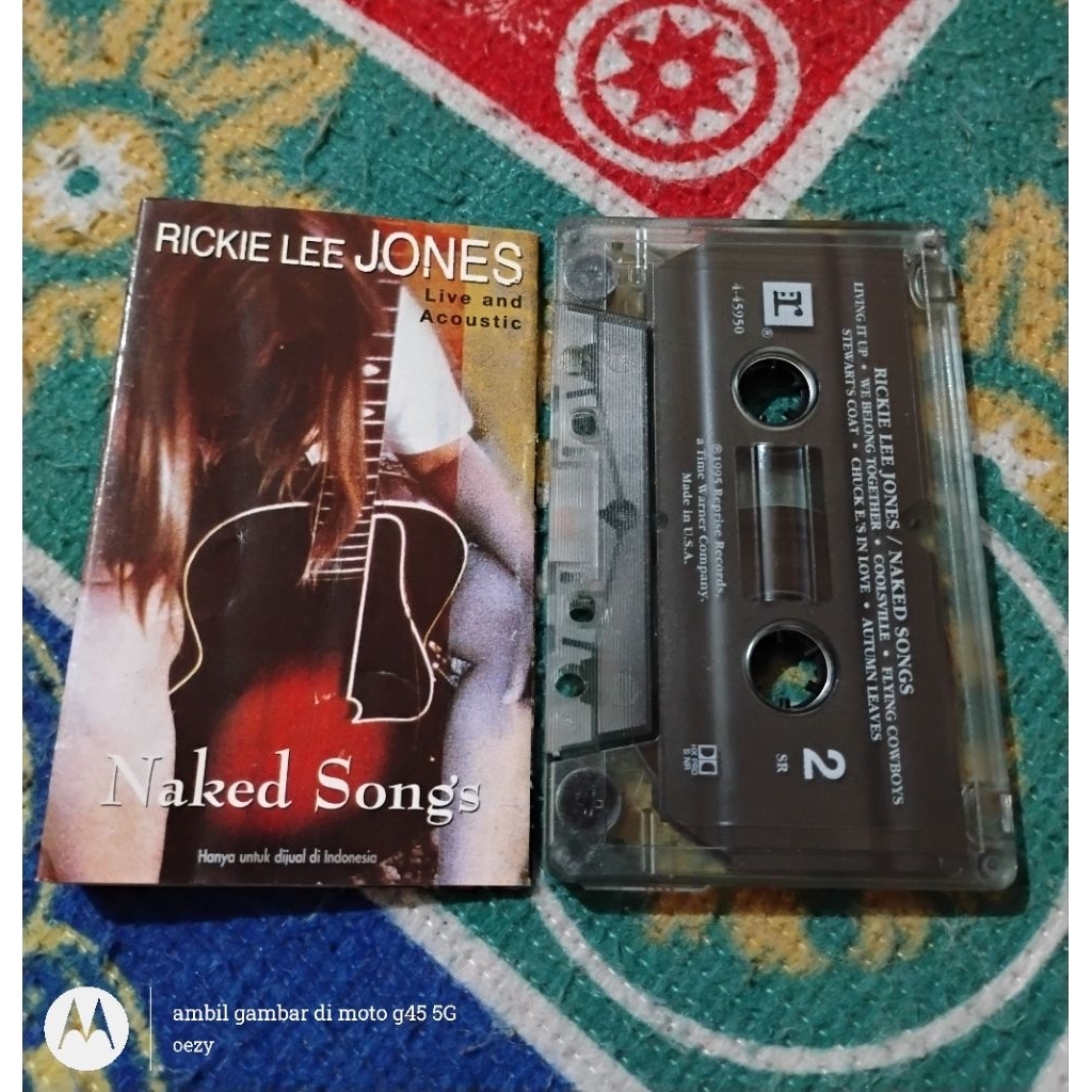 Jual Kaset Pita Rickie Lee Jones Naked Songs Live Accoustic