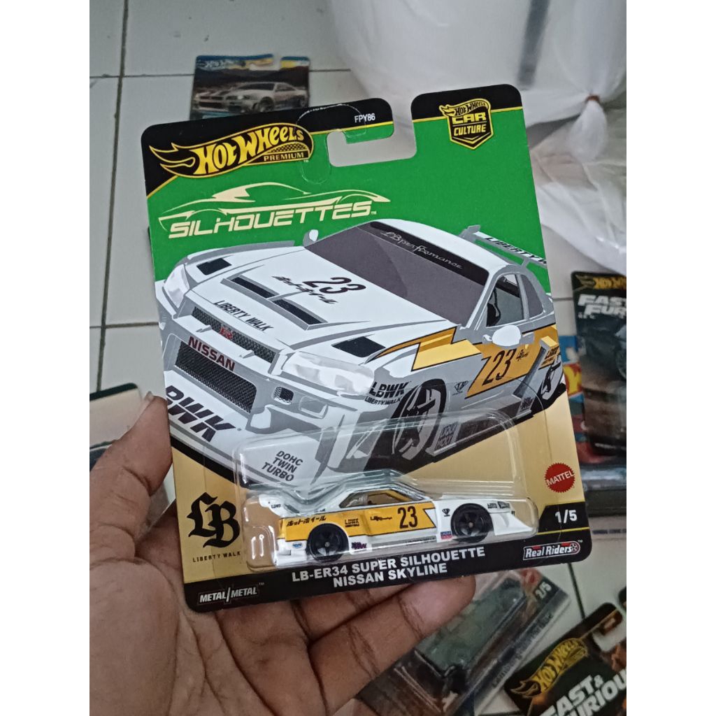Jual Hot Wheels Premium Nissan Skyline LB ER34 Super Silhouette LBWK