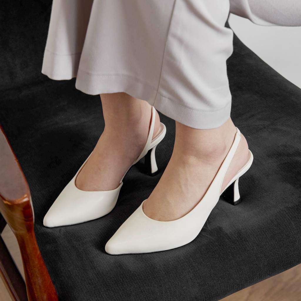 Jual Nakedsol Ashley Mules Leather Oat Olive Maroon Nude Sepatu
