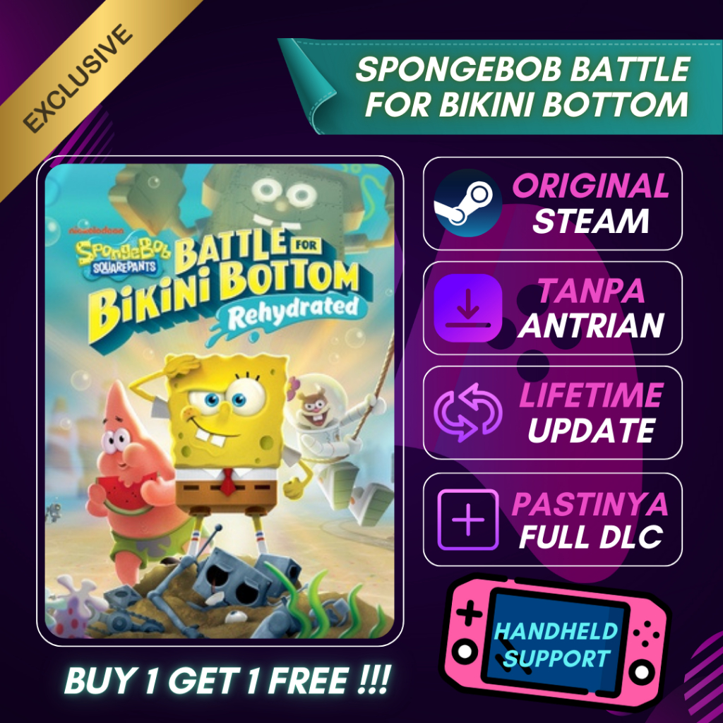 Jual SpongeBob SquarePants Battle For Bikini Bottom PC Original