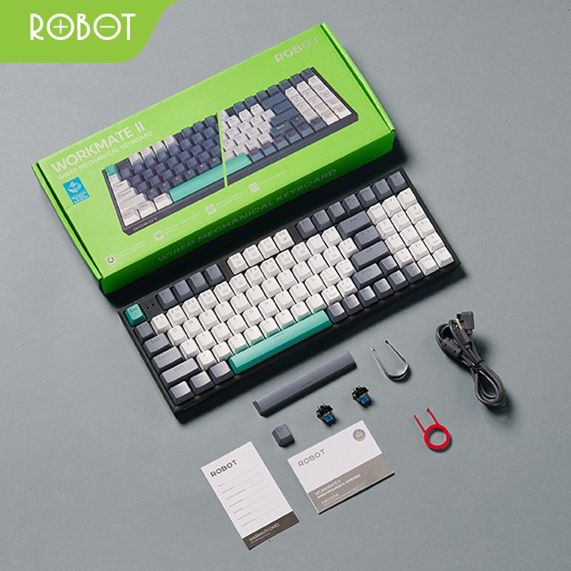 Jual Robot Workmate Ii Mechanical Wired Keyboard Gaming Keys Pbt