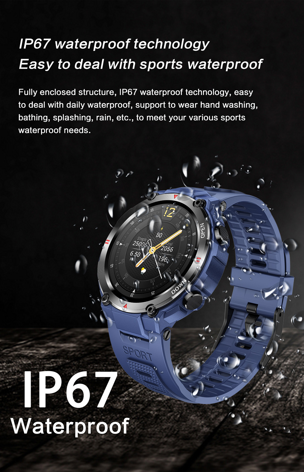 Jual Aolon Tetra R2 Smartwatch Jam Tangan Original Waterproof IP68