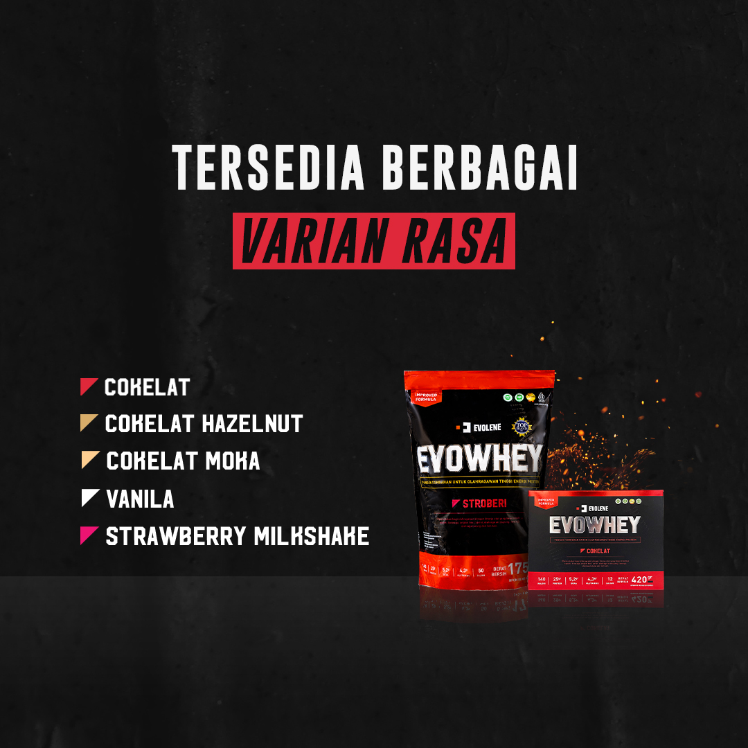 Jual EvoWhey Evolene Whey Protein Sachet Suplemen Fitness Suplemen