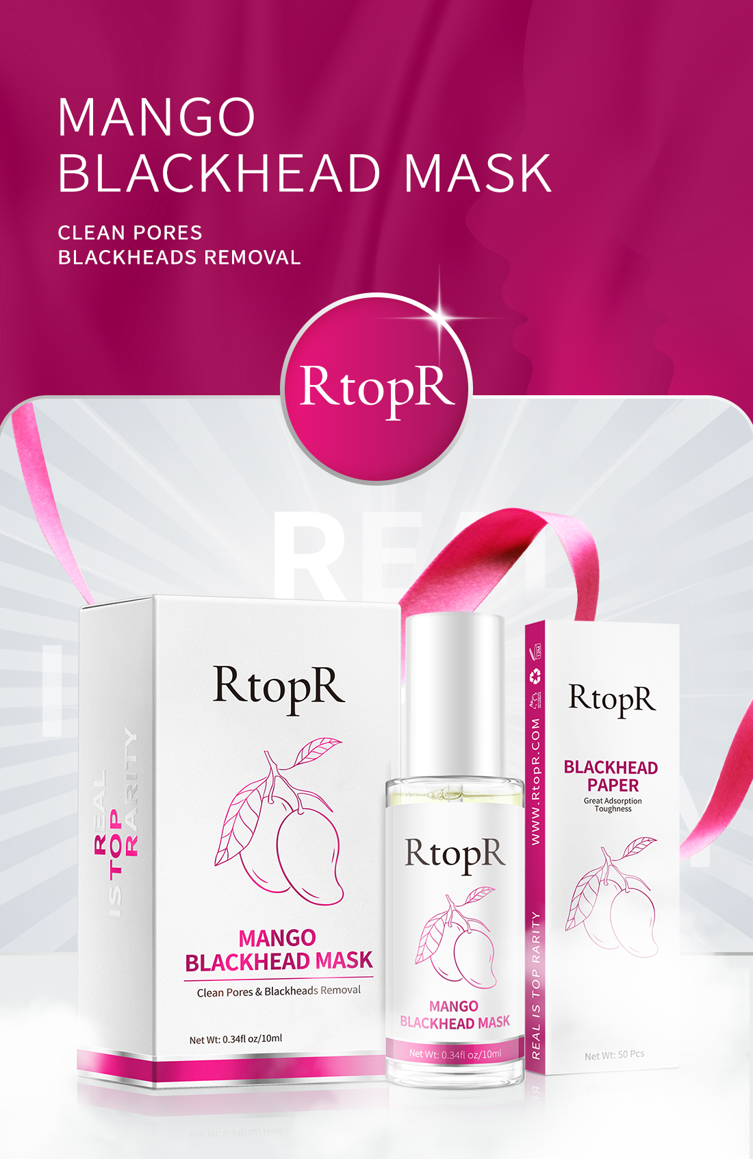 Jual RtopR Mangga Penghilang Komedo Masker Membersihkan Pori Pori