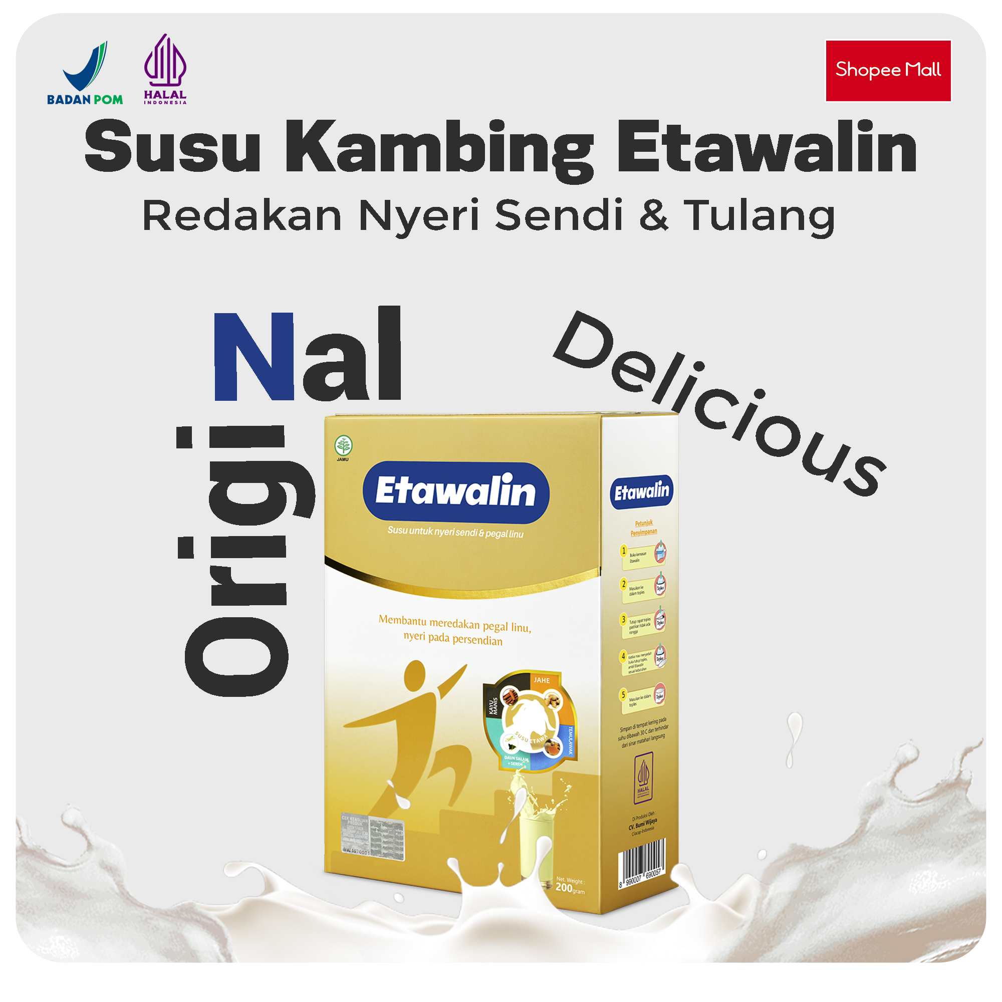 Jual Susu Etawalin Original Atasi Nyeri Sendi Tulang Shopee Indonesia