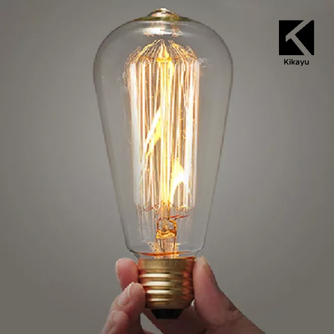 Jual Kikayu Lampu Edison Vintage Filamen Asli 40 Watt Shopee