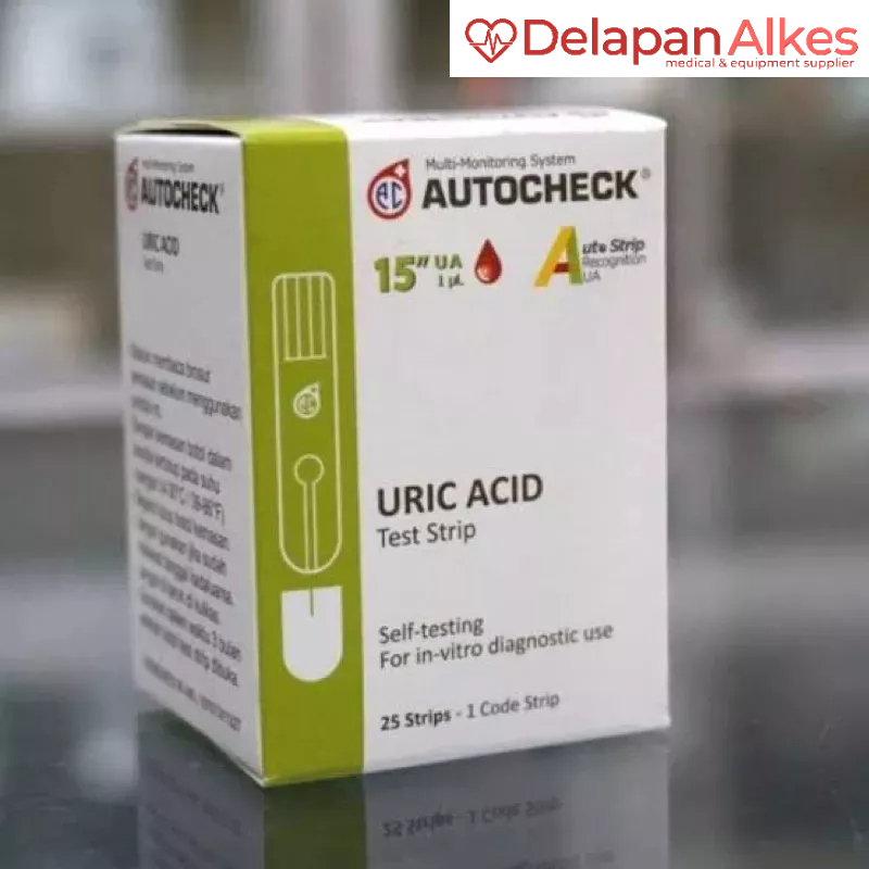 Jual Test Strip Autocheck Uric Acid Isi Strip Tes Asam Urat