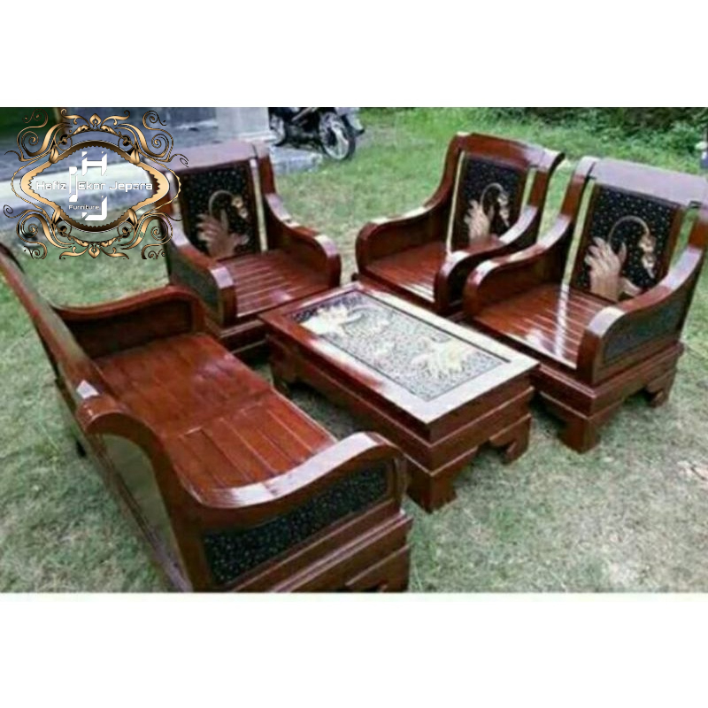 Jual Kursi Tamu Sofa Semut Kursi Tamu Minimalis Kayu Jati Shopee