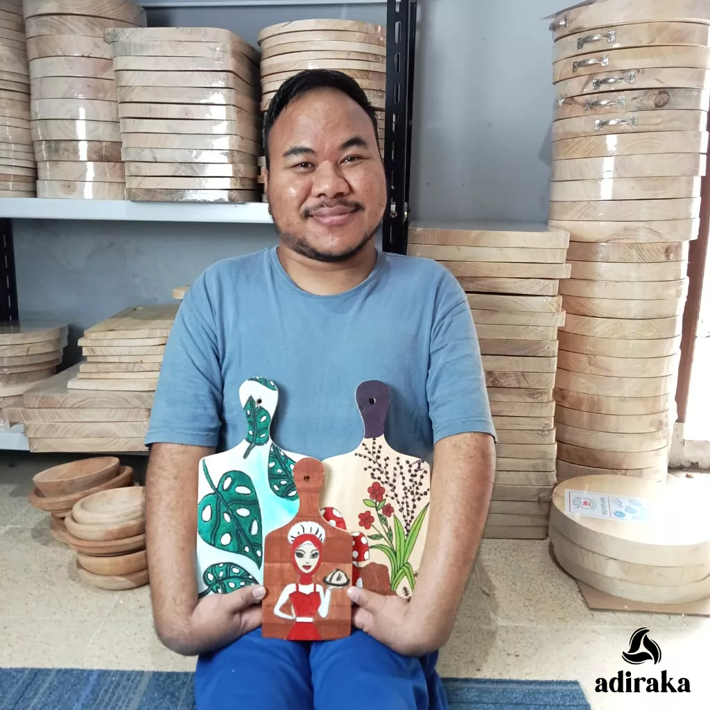 Jual TALENAN LUKIS CUSTOM Karya RAHMAT HIDAYAT Desainer Disabilitas