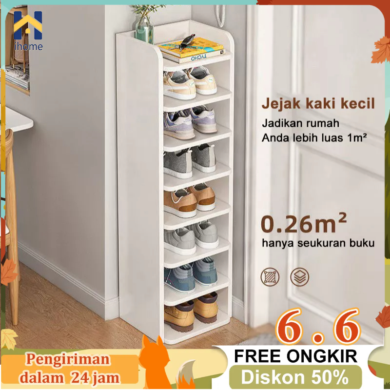 Jual Ih Rak Sepatu Kayu Susun Rak Sepatu Minimalis Rak Sepatu