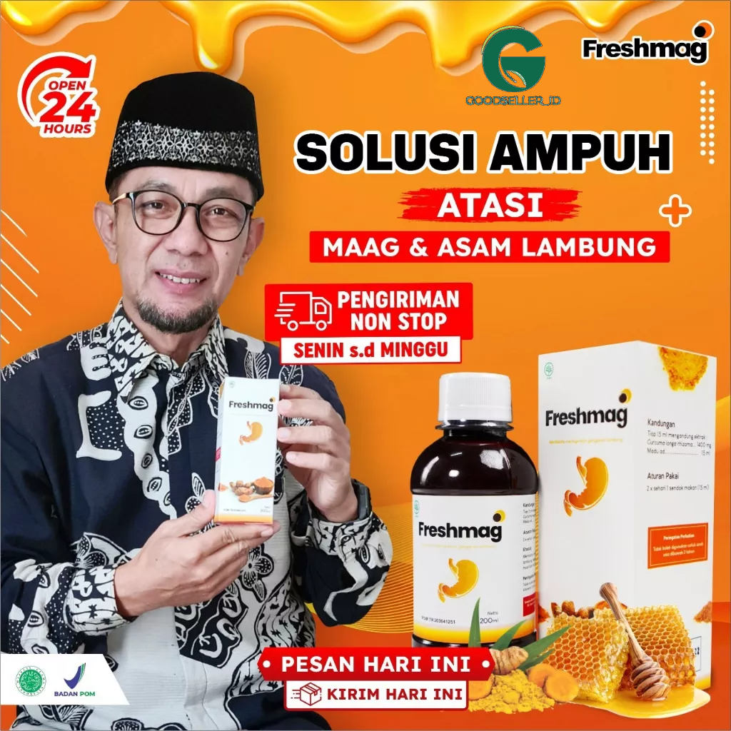 Jual Original Freshmag Madu Freshmag Atasi Masalah Sakit Maag Nyeri