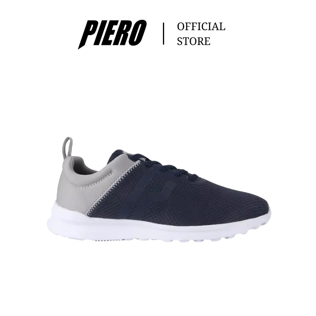 Jual Piero Sepatu Sneakers Pria City Tone Navy Grey White P20788