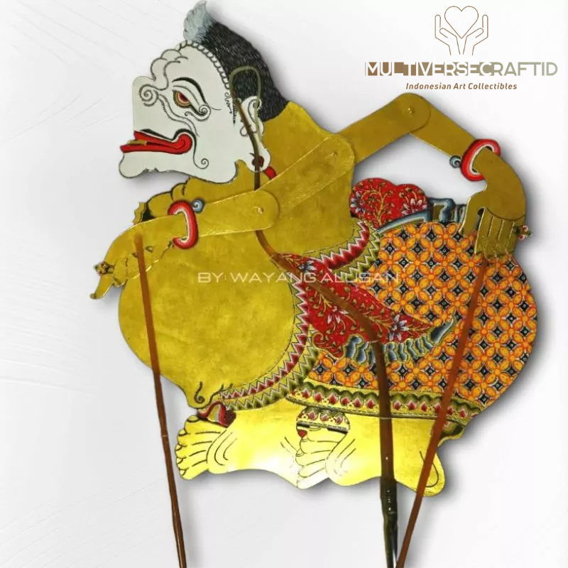 Jual Wayang Alusan Kulit Kerbau Asli Semar Ukuran Standar Dalang