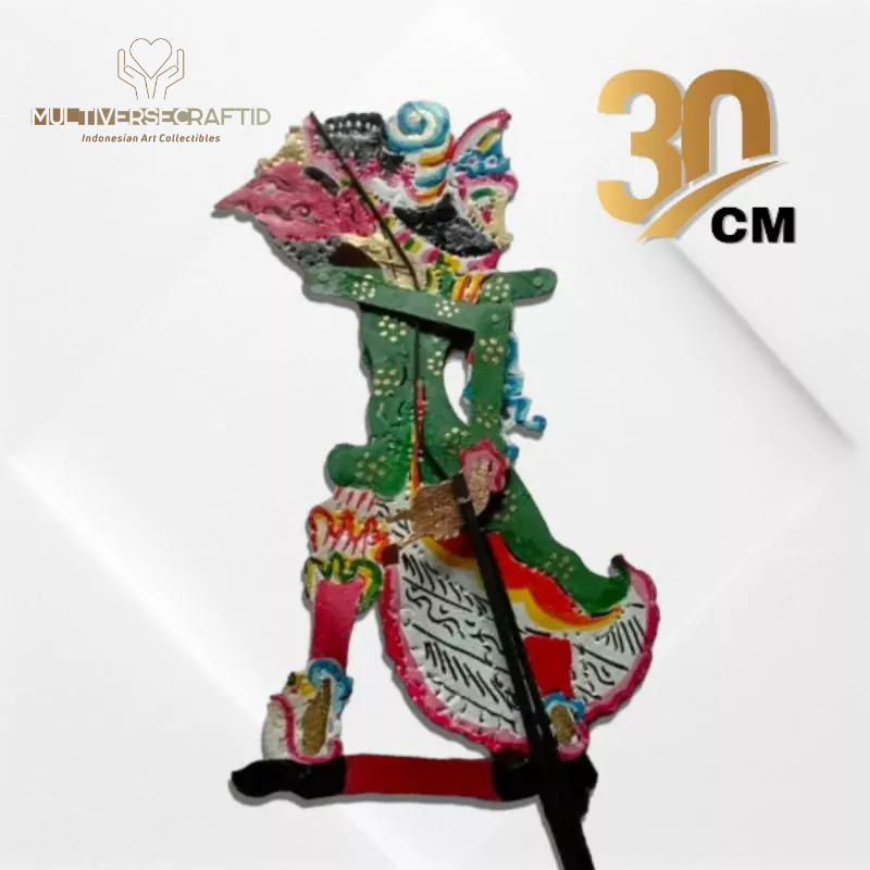 Jual Miniatur Wayang Kulit Asli Cm Bisma Ukuran Mini Bahan Kulit Sapi