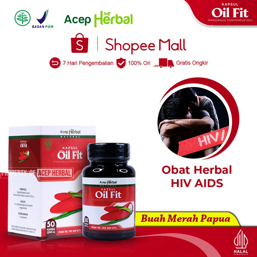 Jual Kapsul Oil Fit Obat Suplemen Pendamping HIV AIDS Dari Ekstrak Buah