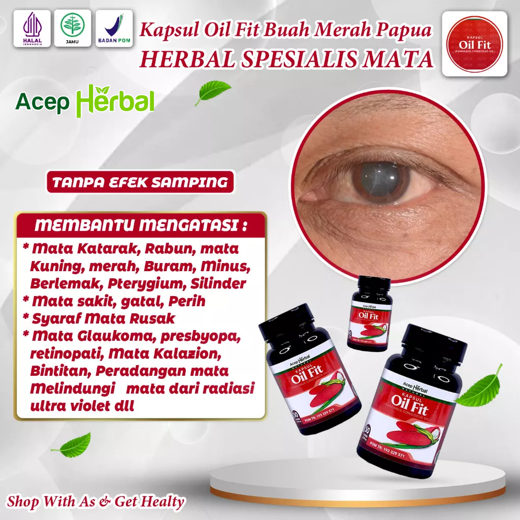 Jual Obat Mata Katarak Mata Minus Mata Berlemak Buram Rabun Pterigium