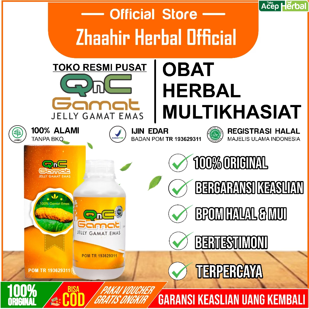 Jual Qnc Jelly Gamat Original Obat Multikhasiat Obat Kronis Dan Non