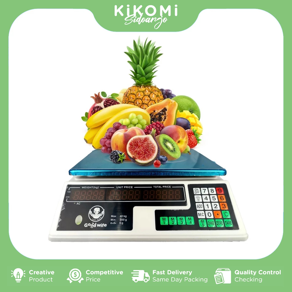 Jual Timbangan Buah Digital Kg Digital Computing Scale Double