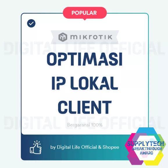 Jual Konfigurasi Mikrotik Optimasi Ip Lokal Client Perbaikan