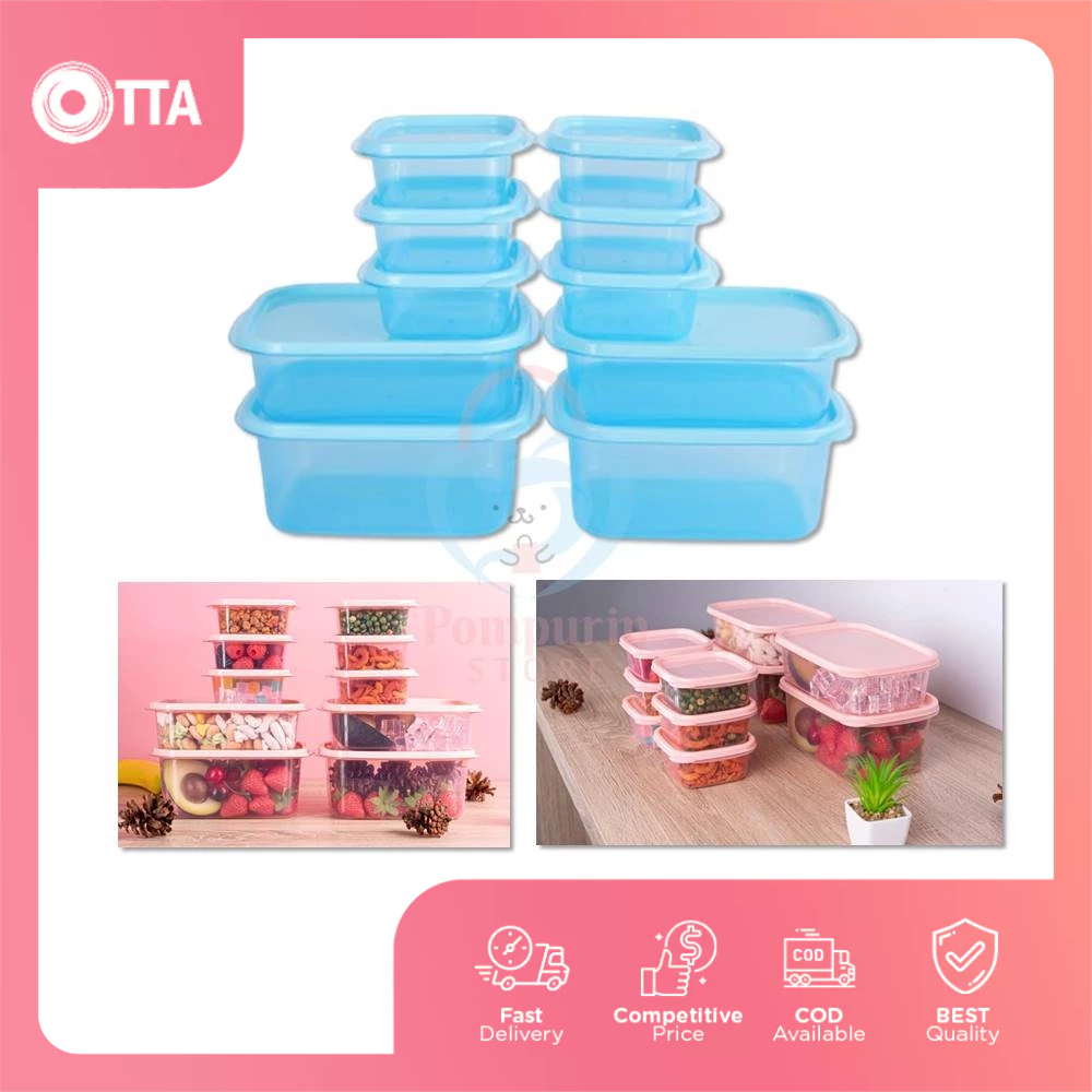 Jual TRI J Sealware Kotak Makan Set Isi 10 Food Container Box